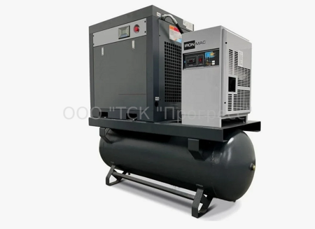 Винтовой компрессор Ironmac IC 10/8 С VSD DF 500L (IP23, на ресивере с осушителем)