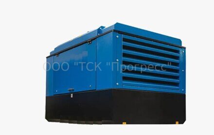 Дизельный компрессор 18 кубов 17 бар Kraftmachine КМ-18/17-ВД (на раме, Cummins)