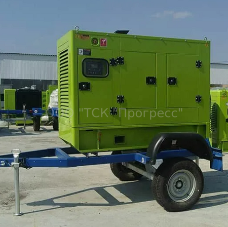 Дизель-генератор (ДГУ) передвижной 100 кВт MOTOR АД100-Т400 на шасси